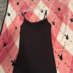 Medium sized planet gold black polyester dress
